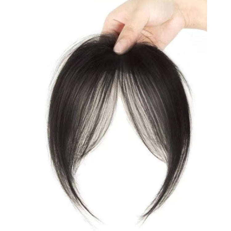 Ladies Hair Volume Enlargement Fluffy Simulation Bangs Wig Piece(Black)