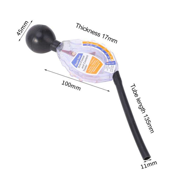 Automobile Suction Type Battery Electrolyte Hydrometer(Black)