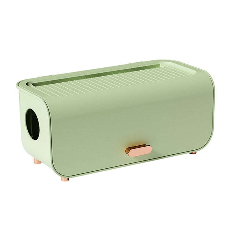 Desktop Cable Storage Box Power Cable Charger Storage Case Dustproof Waterproof Socket Organizer(...