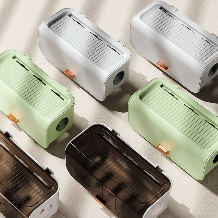 Desktop Cable Storage Box Power Cable Charger Storage Case Dustproof Waterproof Socket Organizer(...