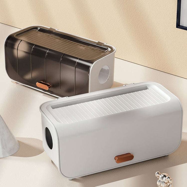 Desktop Cable Storage Box Power Cable Charger Storage Case Dustproof Waterproof Socket Organizer(...