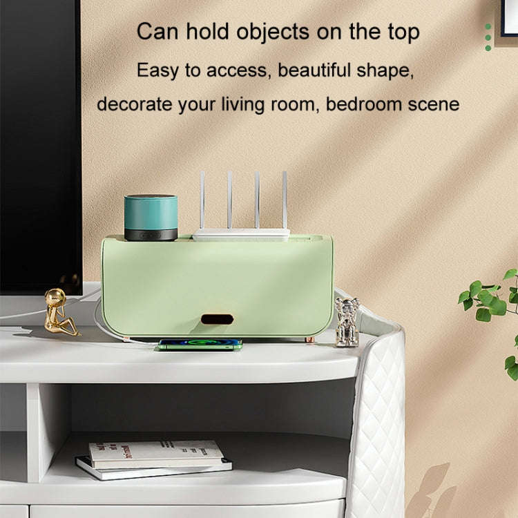 Desktop Cable Storage Box Power Cable Charger Storage Case Dustproof Waterproof Socket Organizer(...