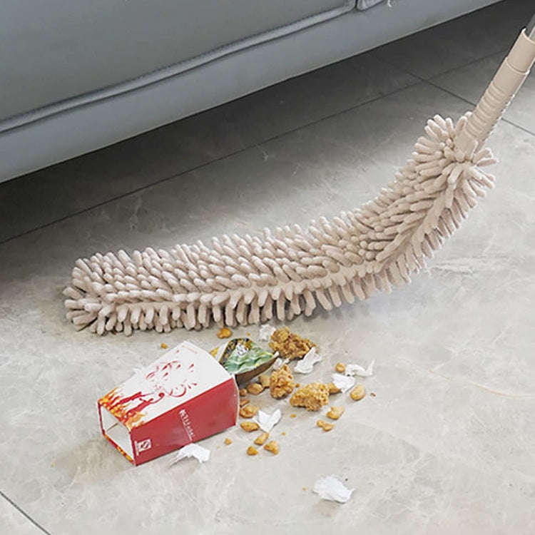Household Electrostatic Duster Gap Cleaning Feather Duster(Bendable Short Purple)