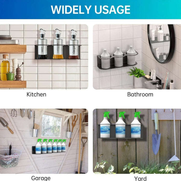 YH003-1 Wall Mounted Metal Single Hole Spray Can Holder For Garage Spray Can Storage