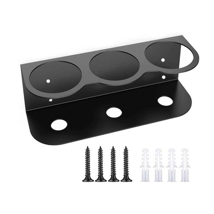 YH005-1 Wall Mounted Metal Three Hole Spray Can Holder For Garage Spray Can Storage