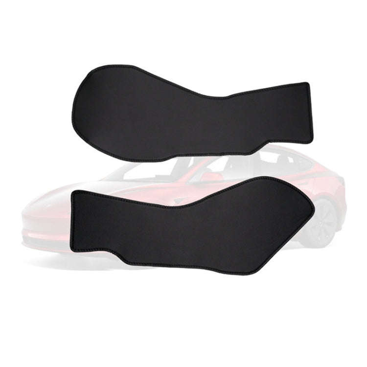 For Tesla Center Console Side Anti-kick Protective Pad, Style: For 2024 Model 3 Driver Passenger ...
