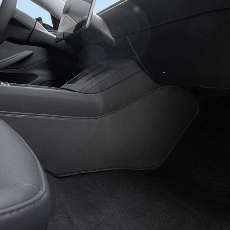 For Tesla Center Console Side Anti-kick Protective Pad, Style: For 2017-2023 Model 3 Center Conso...