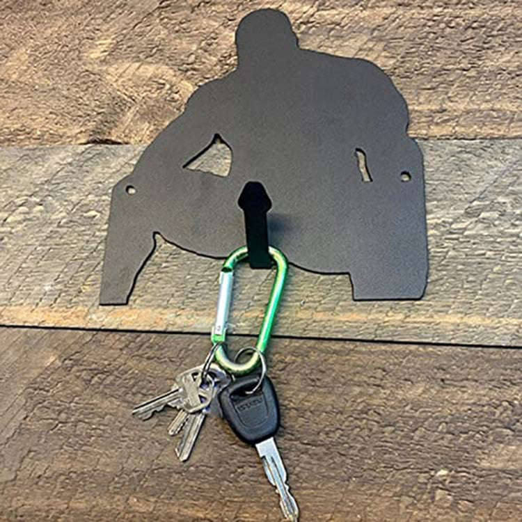 Medium Muscle Man Quirky Key Hangers Household Small Items Storage Rack