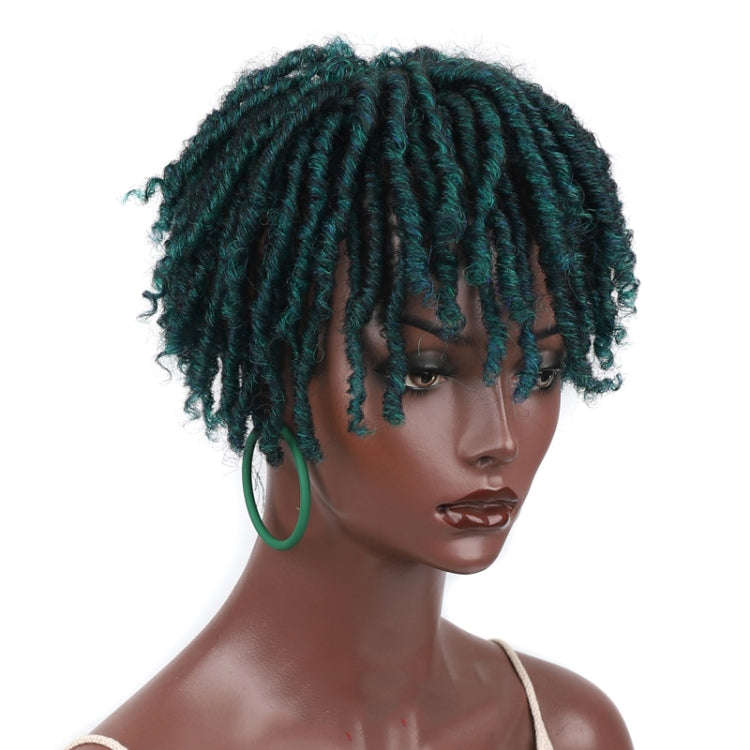 Personalized Hollow Curl Hip Hop Short Hair Dirty Braid Wig Blocks, Model: MGREN