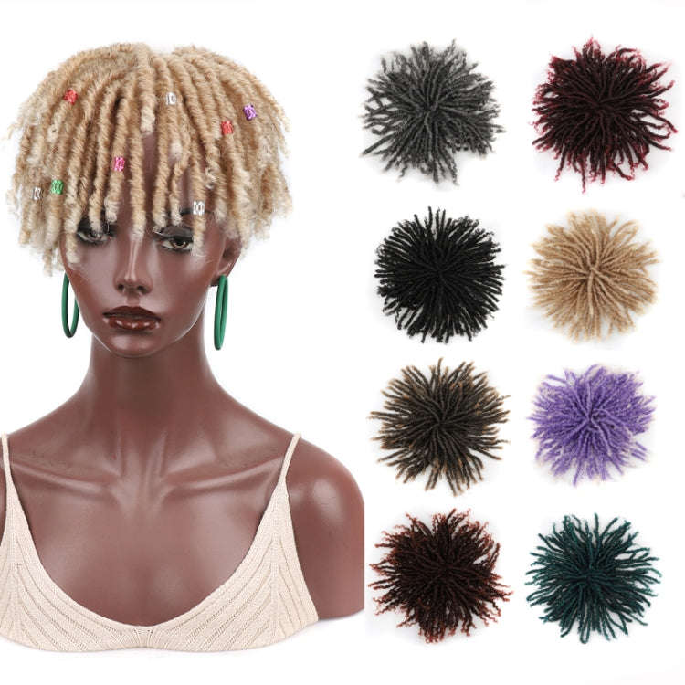 Personalized Hollow Curl Hip Hop Short Hair Dirty Braid Wig Blocks, Model: 1BT350