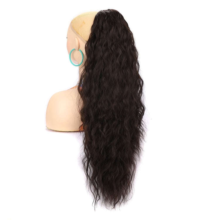 Ladies Extended Woolly Curly Rope Pulling Mesh Ponytail Wig, Color: 6#