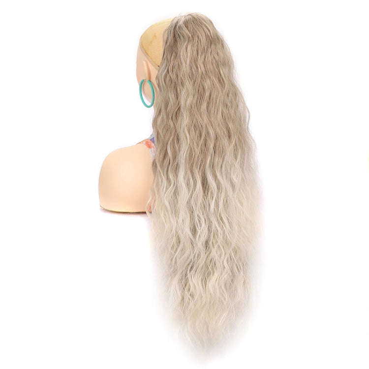 Ladies Extended Woolly Curly Rope Pulling Mesh Ponytail Wig, Color: 18T60A#