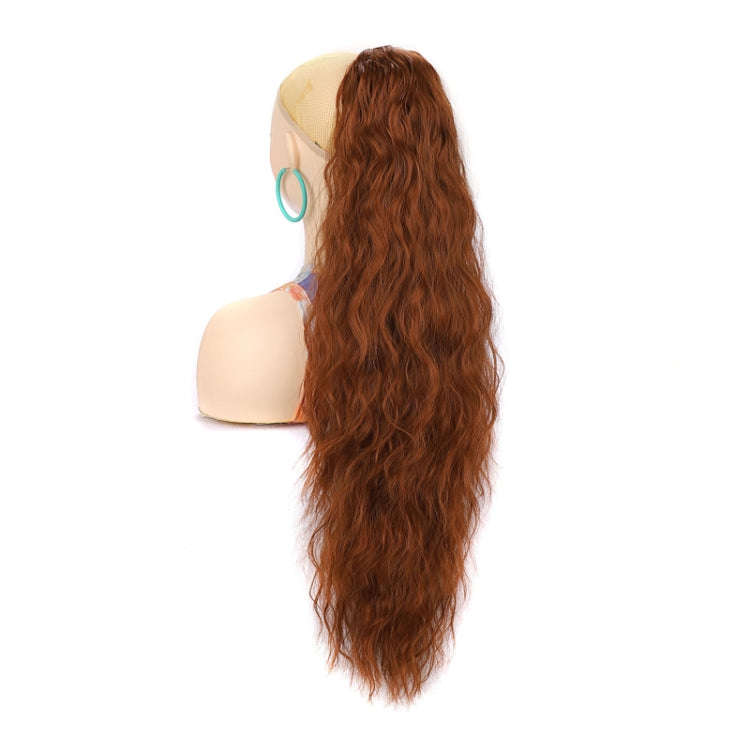 Ladies Extended Woolly Curly Rope Pulling Mesh Ponytail Wig, Color: 30#
