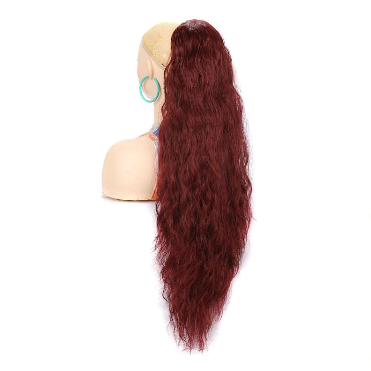 Ladies Extended Woolly Curly Rope Pulling Mesh Ponytail Wig, Color: 118#
