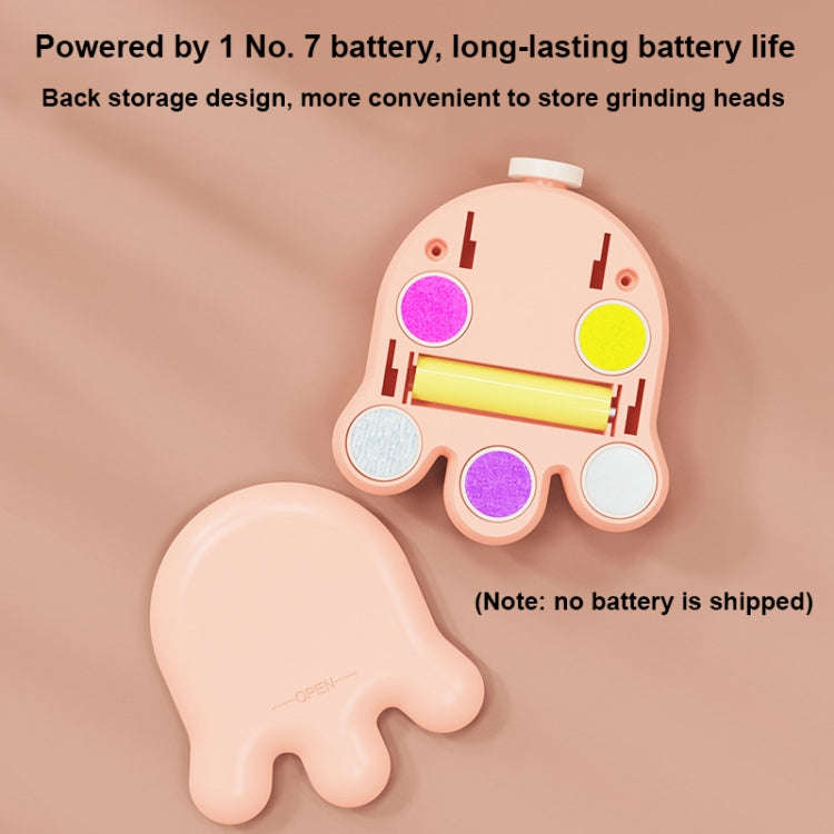 MI-01 Home Mini Baby Electric Nail Grinder Nail Tools(White)