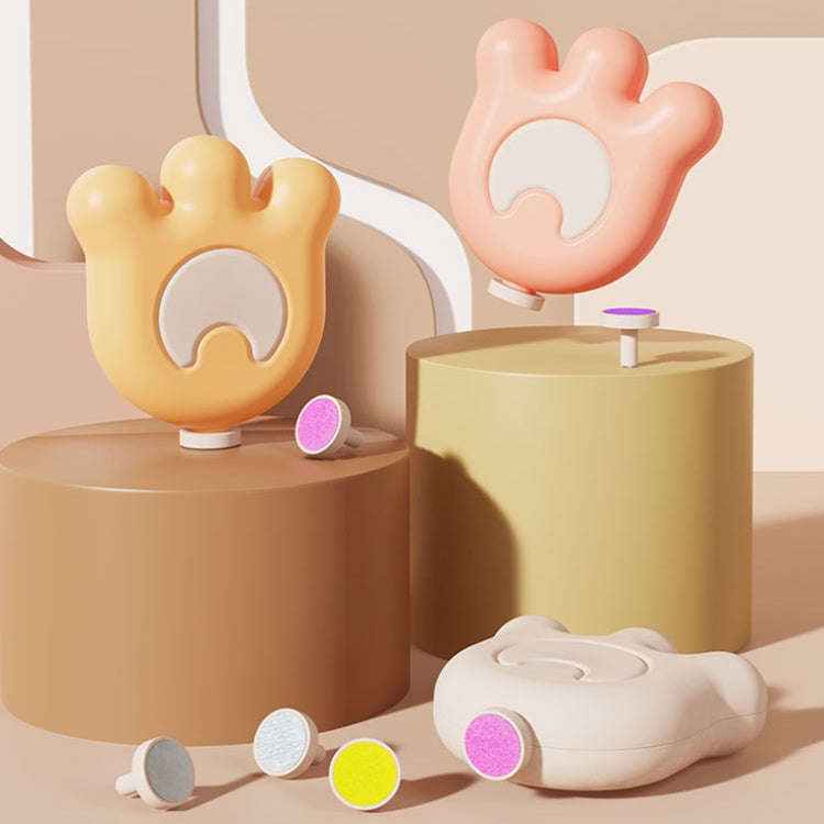 MI-01 Home Mini Baby Electric Nail Grinder Nail Tools(White)