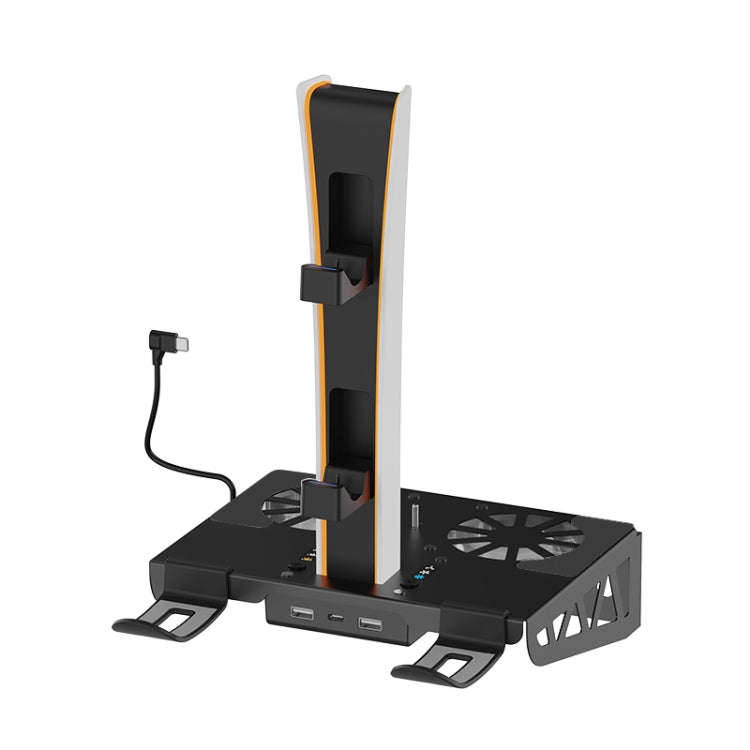 For PS5 Slim / PS5 iplay HBP-545 Wall Mount Charging Bracket(Black)