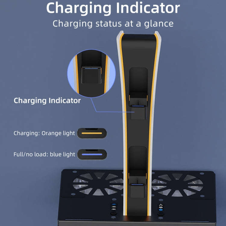 For PS5 Slim / PS5 iplay HBP-545 Wall Mount Charging Bracket(Black)