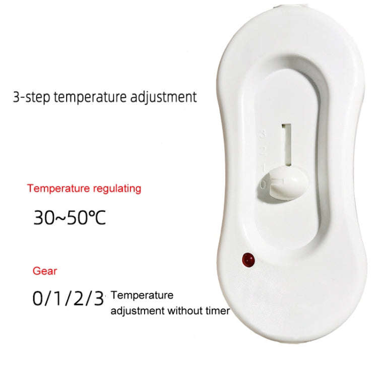 45x45cm US Plug 0-1-2-3 Adjust Flannel Deer Pattern Electric Blanket Heating Pad