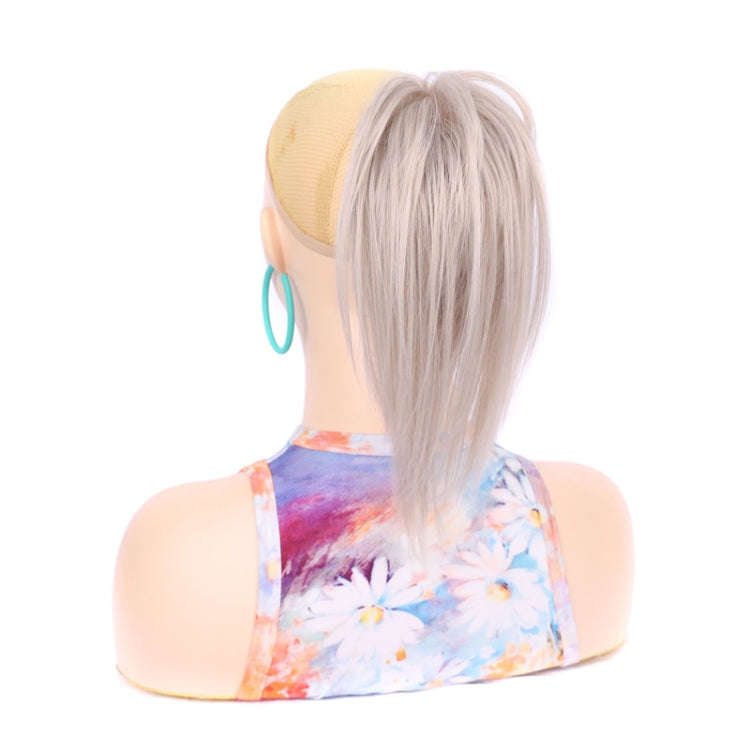 Ladies Short Chemical Fiber Fountain Claw Clip High Ponytail Wig, Color: 4503#
