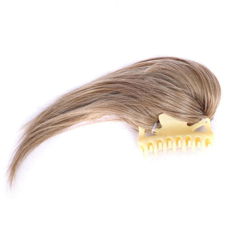 Ladies Short Chemical Fiber Fountain Claw Clip High Ponytail Wig, Color: 1B#