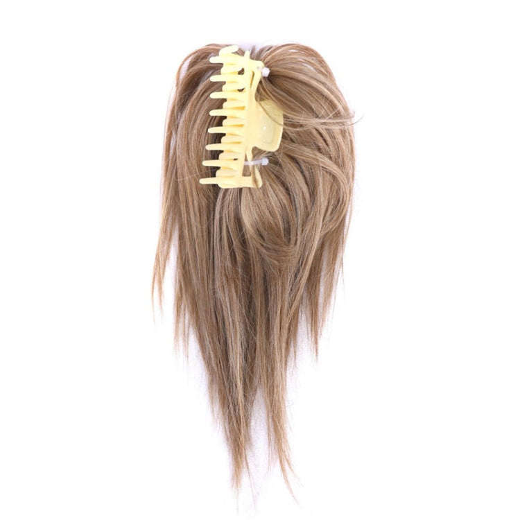 Ladies Short Chemical Fiber Fountain Claw Clip High Ponytail Wig, Color: 4503#