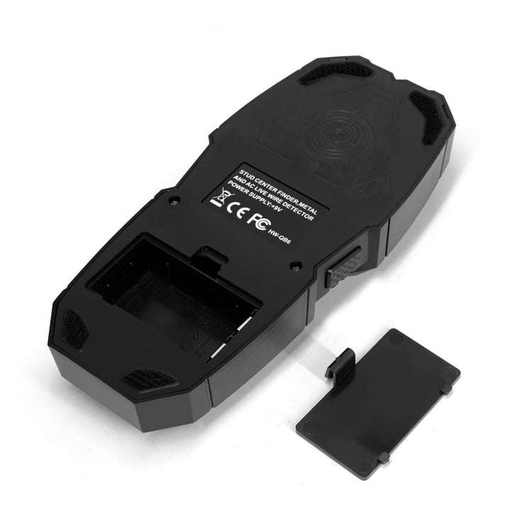 HW-QB6 5 In 1 Wall Scanner Handheld Stud Finder Wood Current Metal Live Wires Detection(Black)