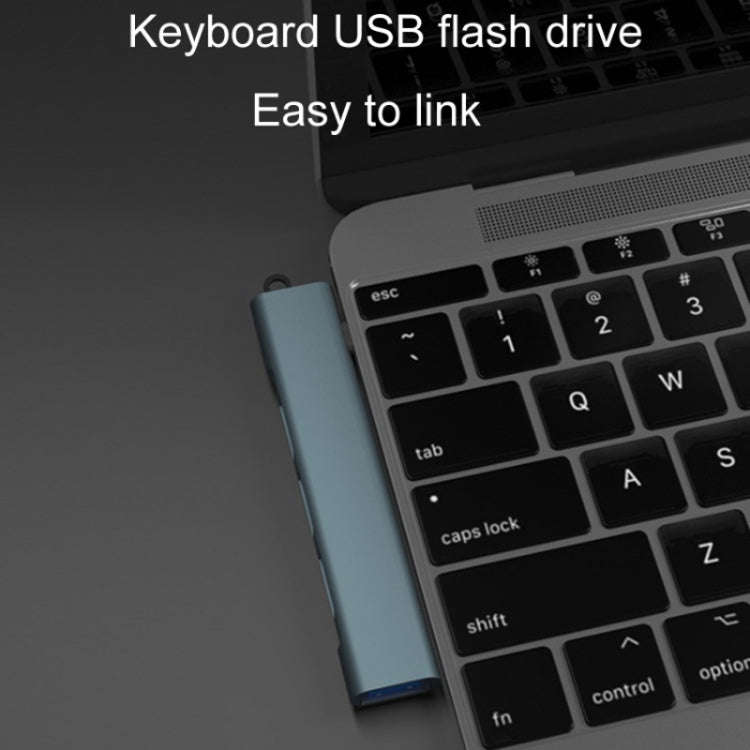 Side Plug Wireless Docking Station 4 In 1 Multifunctional Computer Cable Hubs, Port: USB 3.0 Gray