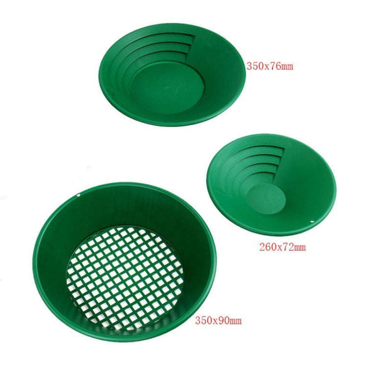 3 In 1  ABS Sifting Classifier Washing Attachment Sand Tray