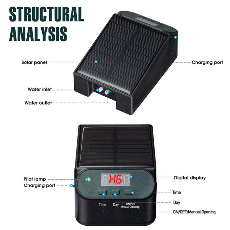 Smart Automatic Solar Timed Wireless Controlled Watering Device(SW15 Set)