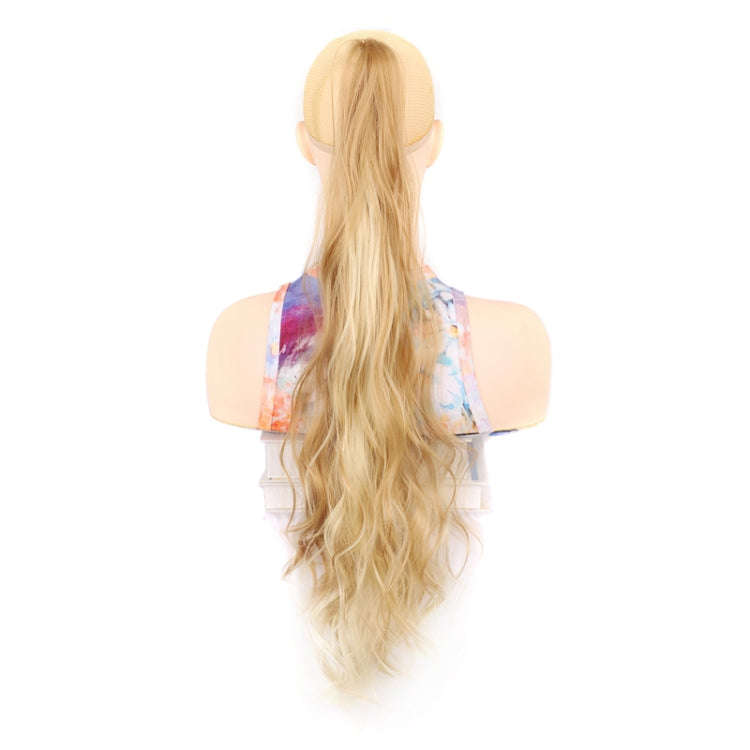 Ladies Wrap Around Magic Wand Ponytail Long Curly Wig, Color: P27H613#
