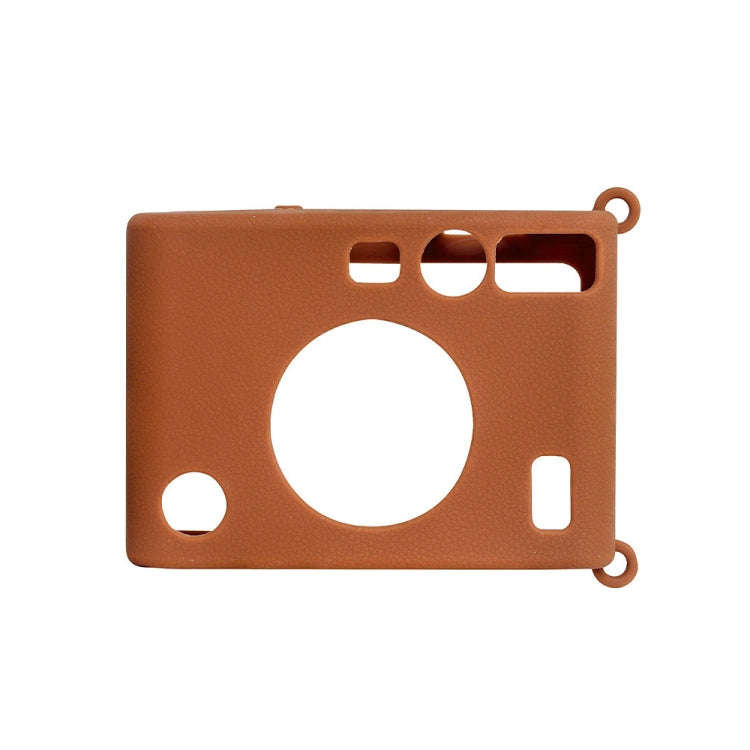 For Fujifilm Instax Mini EVO Wear-Resistant Soft Shell Protective Case, Color: Brown
