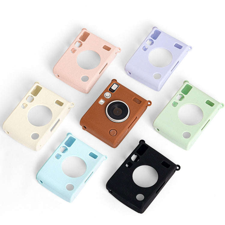 For Fujifilm Instax Mini EVO Wear-Resistant Soft Shell Protective Case, Color: Brown