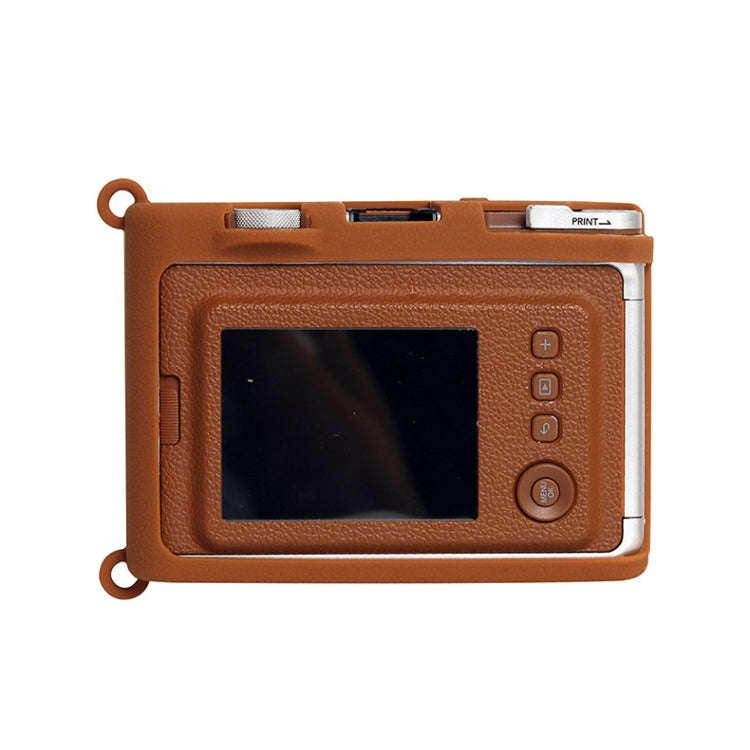 For Fujifilm Instax Mini EVO Wear-Resistant Soft Shell Protective Case, Color: Beige