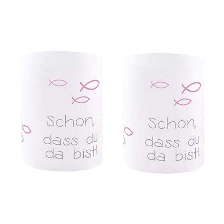 2pcs Communion Party German Candle Lamp Shade Decoration, Style: B