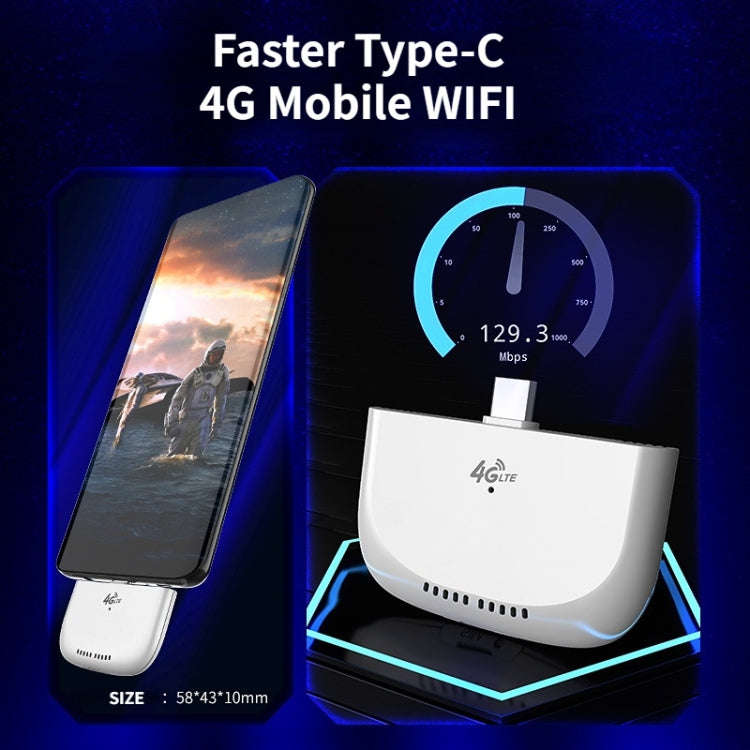 Asian Version 4G UFI Type-C Dongle LTE Nano Sim Card Mobile Router Portable Wireless Hotspot