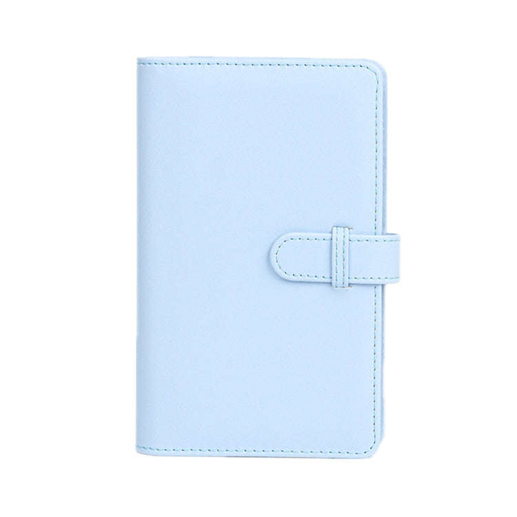 108-Piece Multifunctional 3 Inch Photo Ticket Credit Card Storage Book, Color: Hydrangea Blue