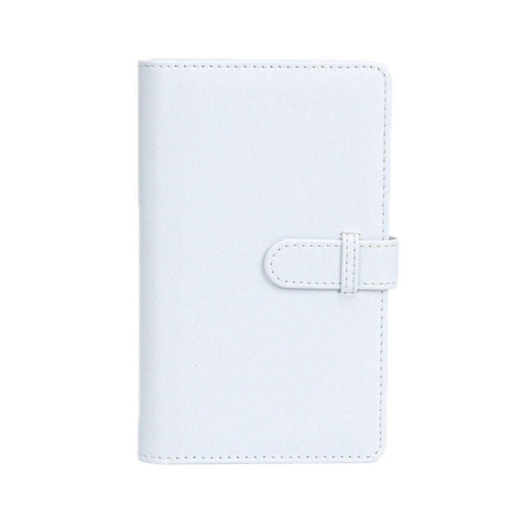 108-Piece Multifunctional 3 Inch Photo Ticket Credit Card Storage Book, Color: Jasmine White