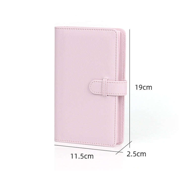 108-Piece Multifunctional 3 Inch Photo Ticket Credit Card Storage Book, Color: Hydrangea Blue