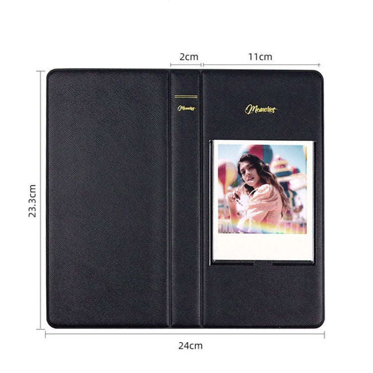 64-Piece 5 Inch Photo Storage Album, Color: Brown