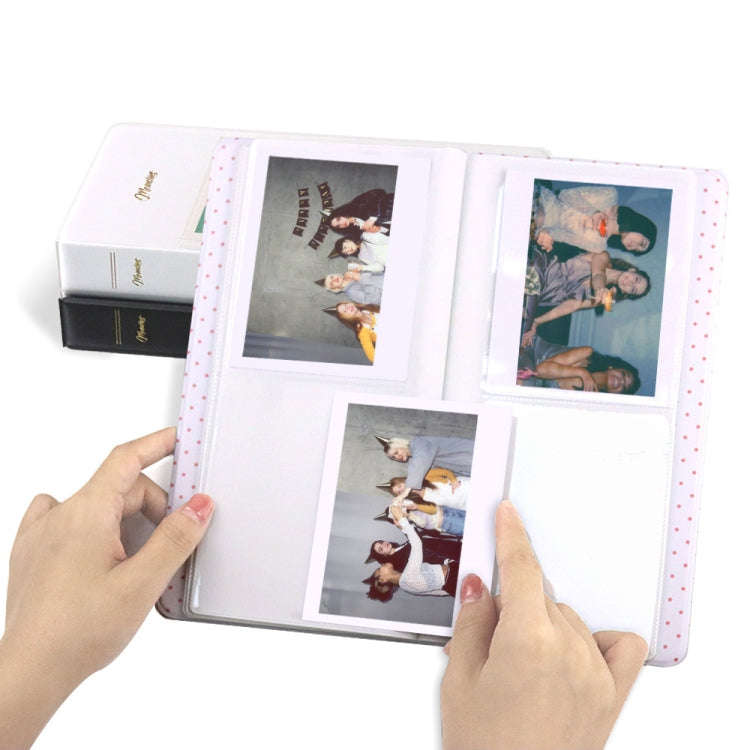 64-Piece 5 Inch Photo Storage Album, Color: Brown