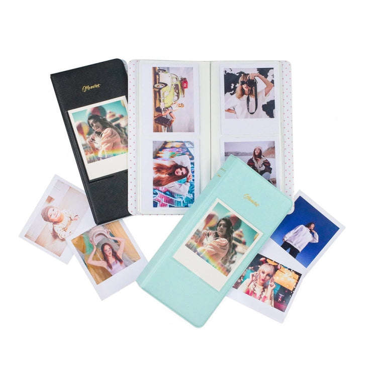 64-Piece 5 Inch Photo Storage Album, Color: Brown