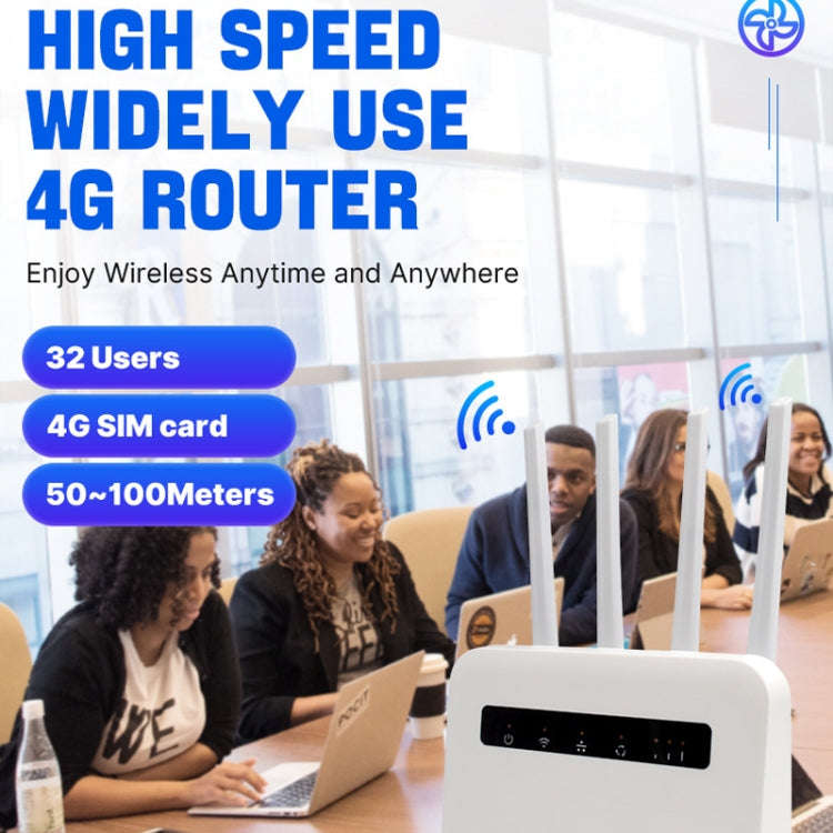 For European / Asian / African 4G CPE WiFi6 Plug-in Wireless Router Dual Port Wireless Hotspot, E...