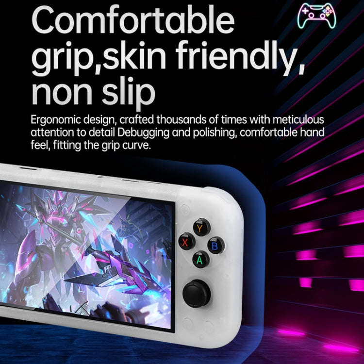 RG50XX 5-Inch Retro Handheld Game Console Linux System Built In 15000+ Games(White)