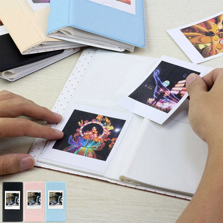 64-Piece Photo Album For Fujifilm Instax SQ1/6/10/20/40/SP-3(Pink)
