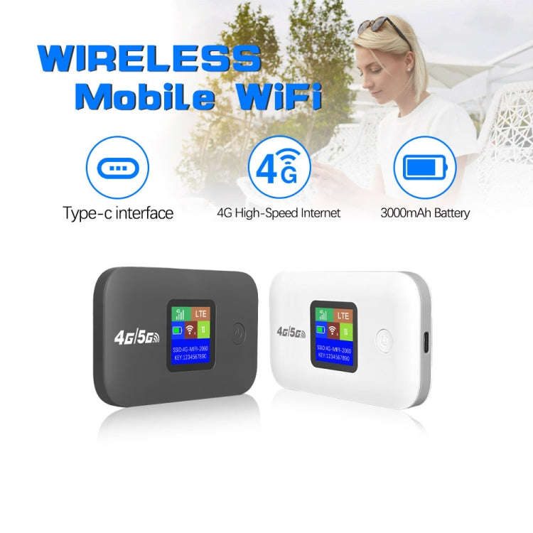 A8-AS Asian Version 4G Portable WiFi Wireless Type-C Plug And Play LTE Router Car Mobile Hotspot(...