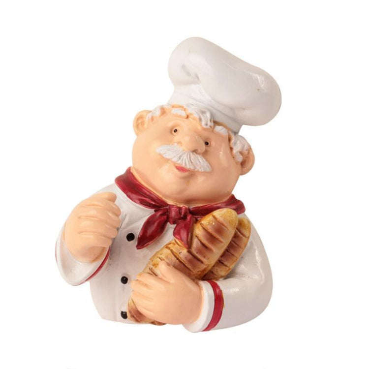 Home Cartoon Chef Power Cord Organizer Kitchen Storage Powerful Sticky Hooks, Style: Bread