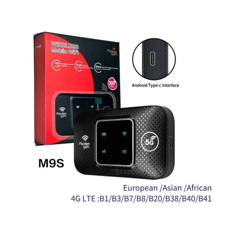 M9S-LED Eurasian Version 4G Portable WiFi Plug-in Wireless Router Car WiFi