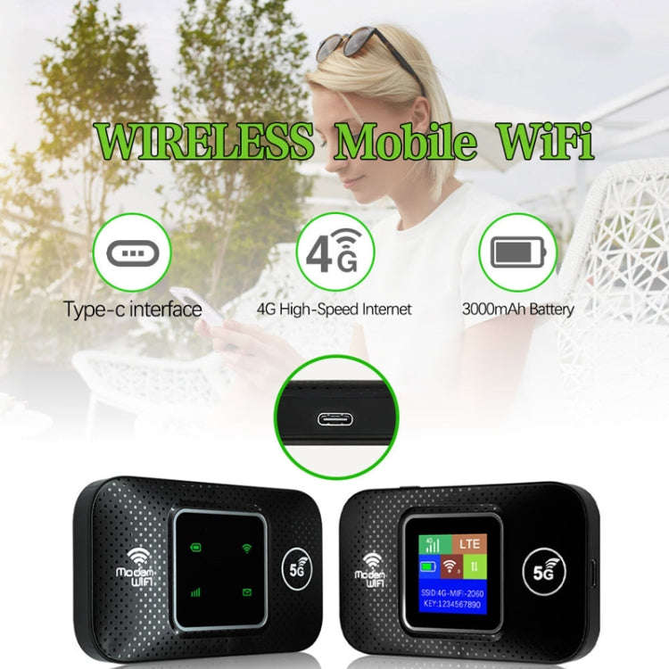 M9S-LED Eurasian Version 4G Portable WiFi Plug-in Wireless Router Car WiFi