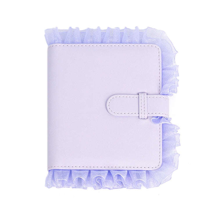 3 inch 64-piece Lace Multifunctional Storage Album(Purple)
